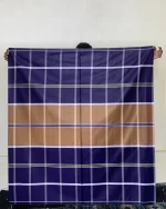 গাঢ় বেগুনি + বাদামি, হলুদ লাইন - Image 2