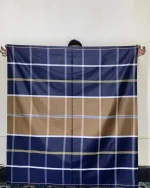 ড্রিপ নেভি ব্লু + বাদামি, হলুদ-সাদা লাইন - Image 2